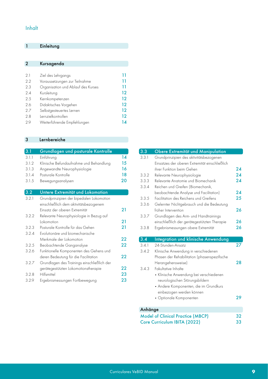 Vorschau VeBID Curriculum 2022 Seite 9