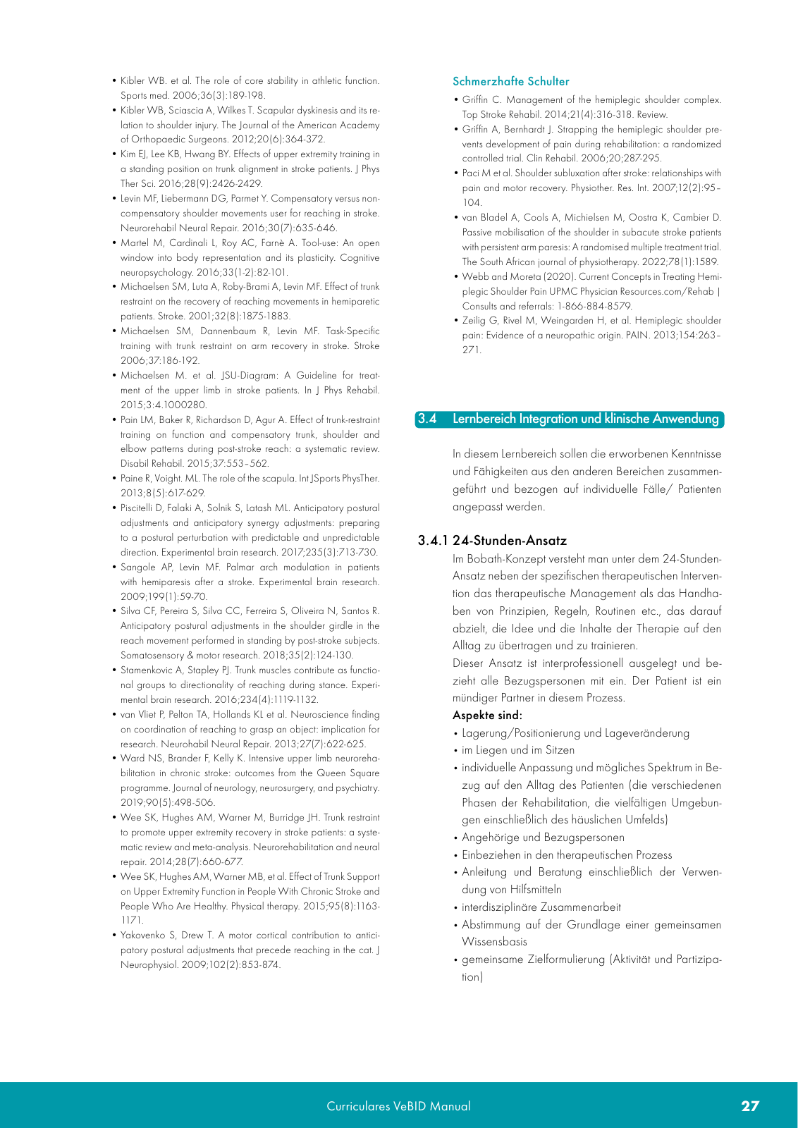 Vorschau VeBID Curriculum 2022 Seite 27