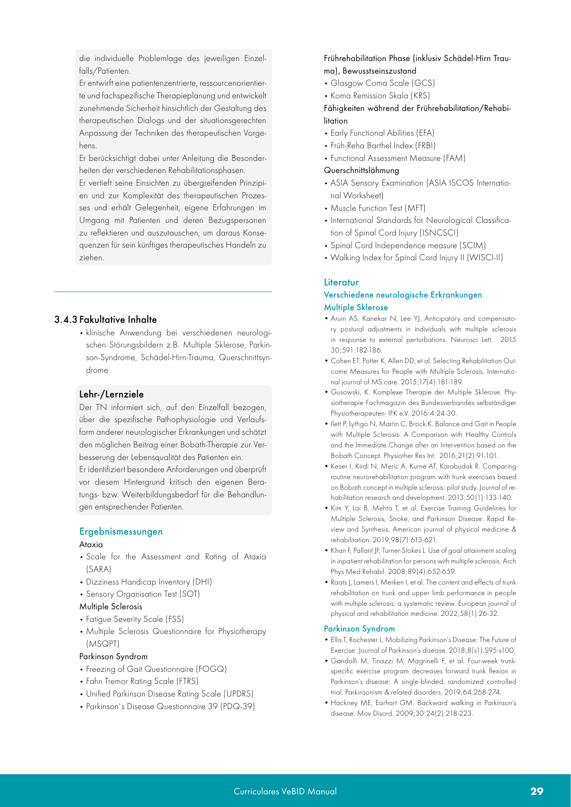 Vorschau VeBID Curriculum 2022 Seite 29