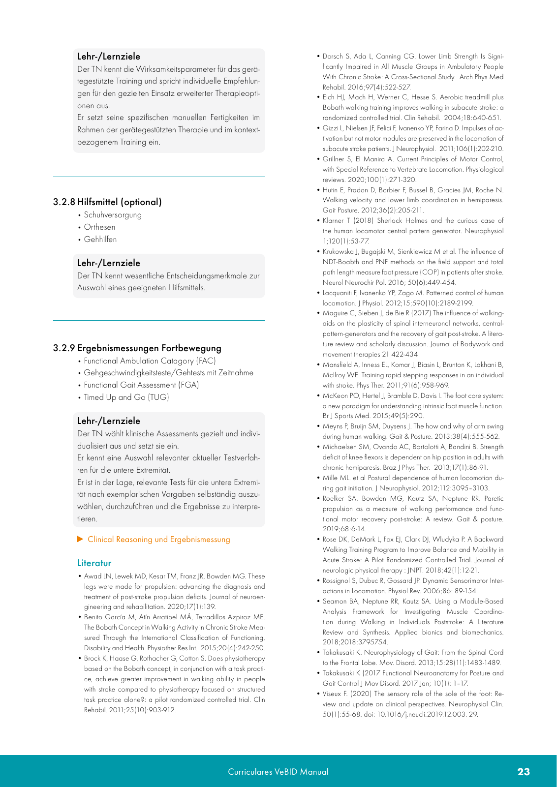 Vorschau VeBID Curriculum 2022 Seite 23